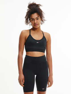 Женские Шорты теннисные Tommy Hilfiger HW Fitted Short - black