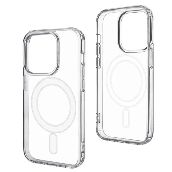 Чехол Magsafe iPhone 15 Pro Max Clear (BOX)
