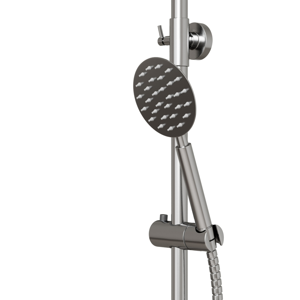 Душевая система 35к MIXLINE МЛНС32-06(MLSS32-06) "Омега" излив лейка 3 поз.+лейка"Троп душ" НЕРЖ
