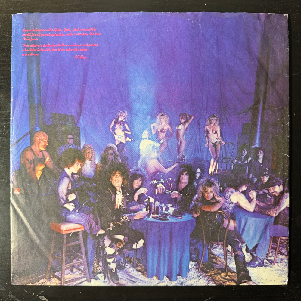 Mötley Crüe ‎– Girls, Girls, Girls (Германия 1987г.)