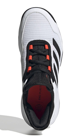 детские Кроссовки теннисные Adidas Ubersonic 4 K - cloud white/core black/solar red