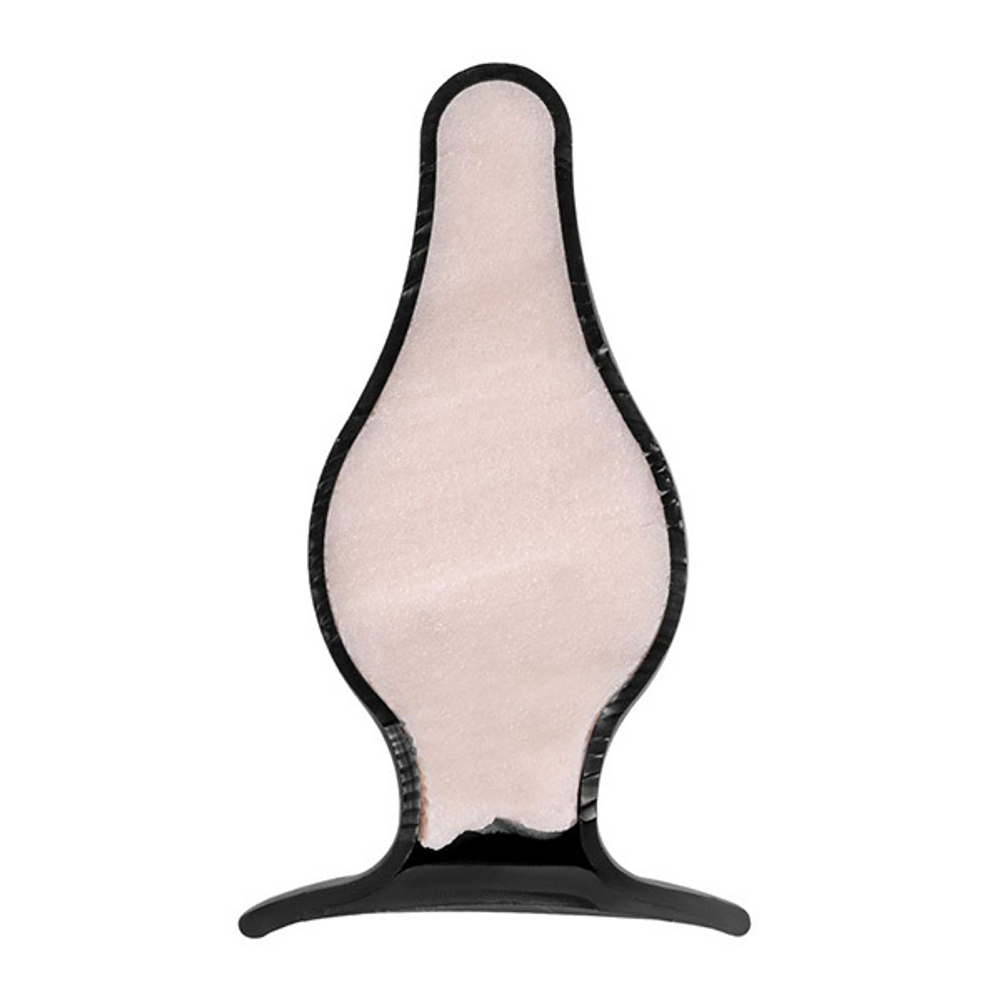 Черная анальная втулка 6,5см Erotist Toys Anal Plug Spade Size XS
