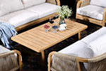 Диванная группа из акации Joygarden РИМИНИ XL, Light Teak, бежевый