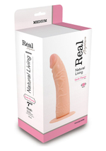 Вибратор с рисунком вен Vibe Flesh - 20,5 см. (Цвет: телесный)
