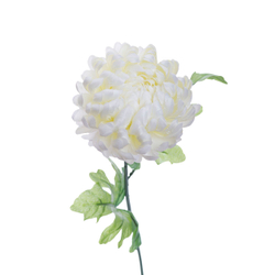 Искусственный цветок xризантема белая 63см Garda Decor 8J-13GS0001
