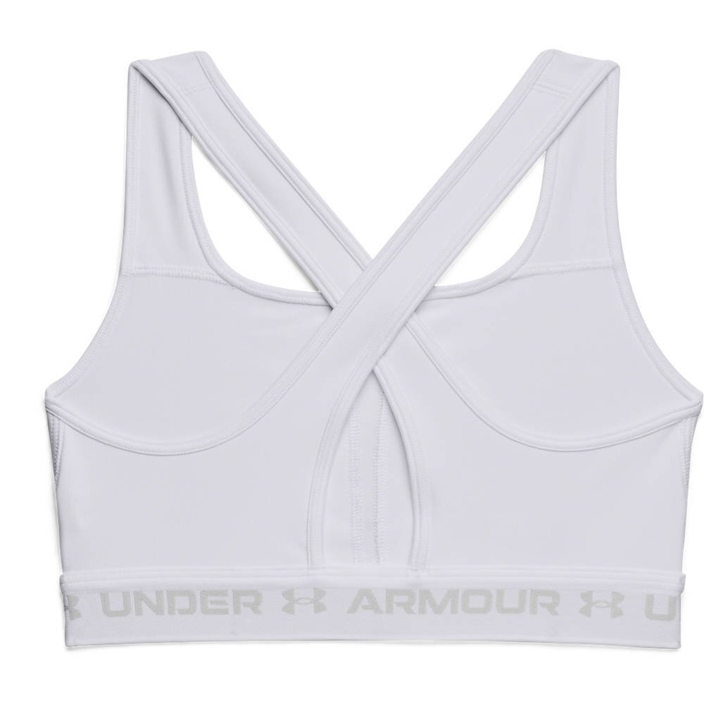 ТОП теннисный Under Armour Crossback Mid Bra - white