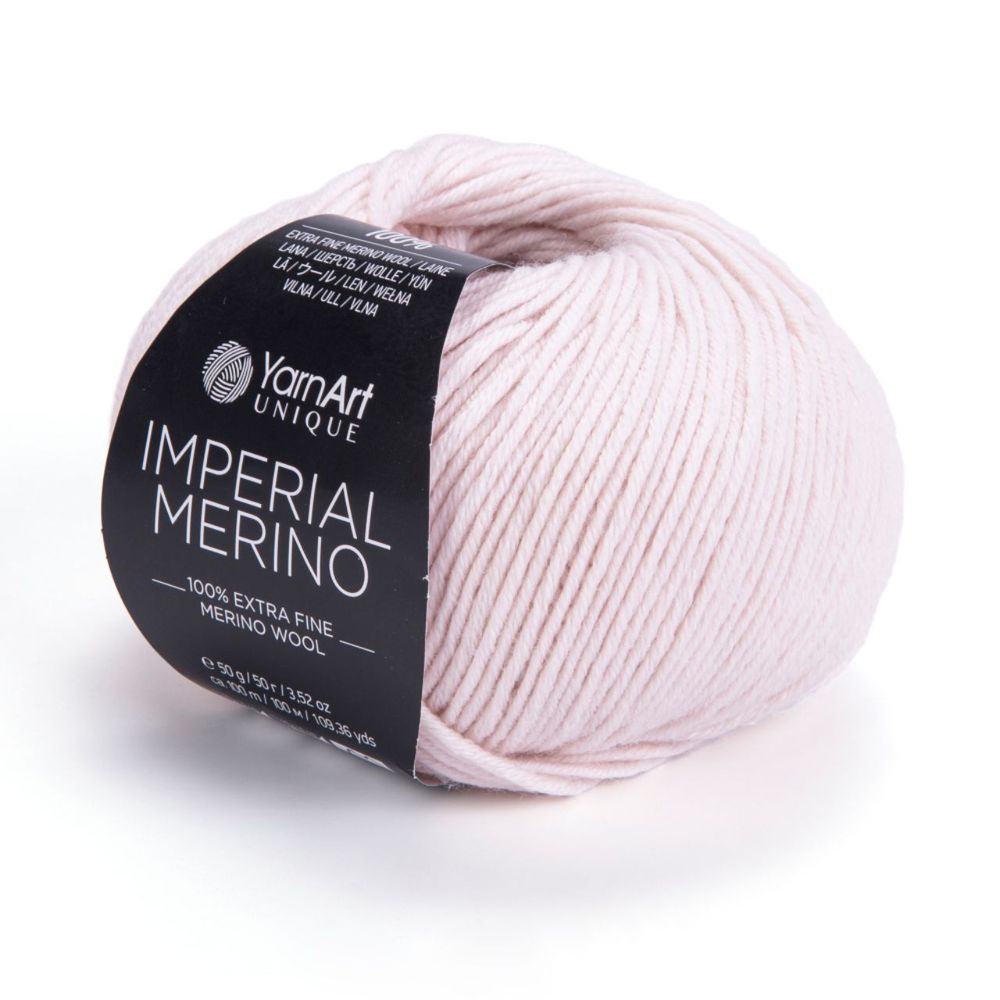 Пряжа YarnАrt "Imperial Merino", 100% шерсть, бледно розовый