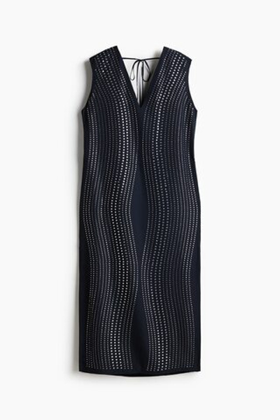 Платье со стразами — длинная модель - H&M