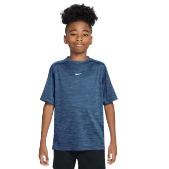 Футболка для мальчика теннисная Nike Boys Multi Dri-FIT Short-Sleeve - midnight navy/footМяч blue/white
