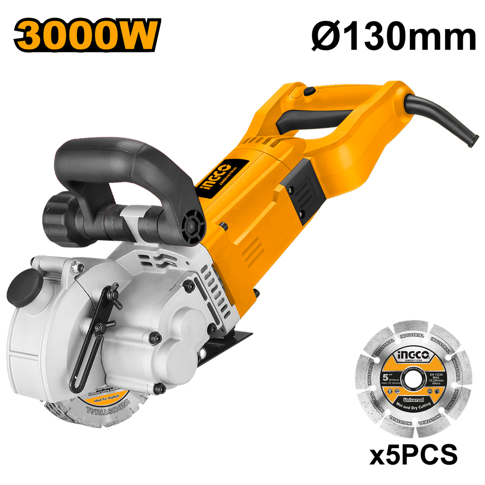 Штроборез INGCO WLC30001 INDUSTRIAL 3000 Вт Штроборез INGCO WLC30001 INDUSTRIAL 3000 Вт