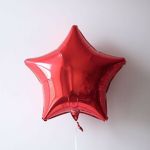 F Шар Звезда 18''/46 см, Красный (БГ-15)