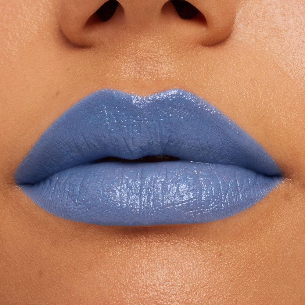 MAC Cosmetics MACximal Sleek Satin Lipstick - Кремовая помада увлажняющая оттенок Tilted Denim, 3 g
