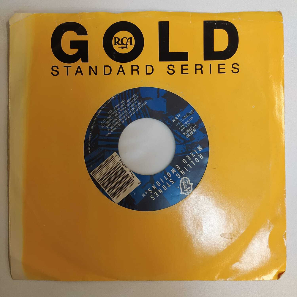 Rolling Stones - Mixed Emotions (США 1989г.) 7", 45 RPM, Single, Translucent