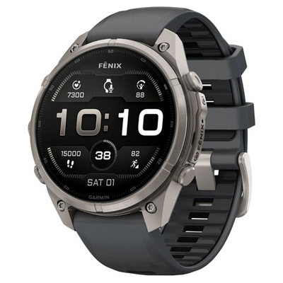 Часы Garmin Fenix 9 Pro 47 мм AMOLED Titanium Graphite / Black