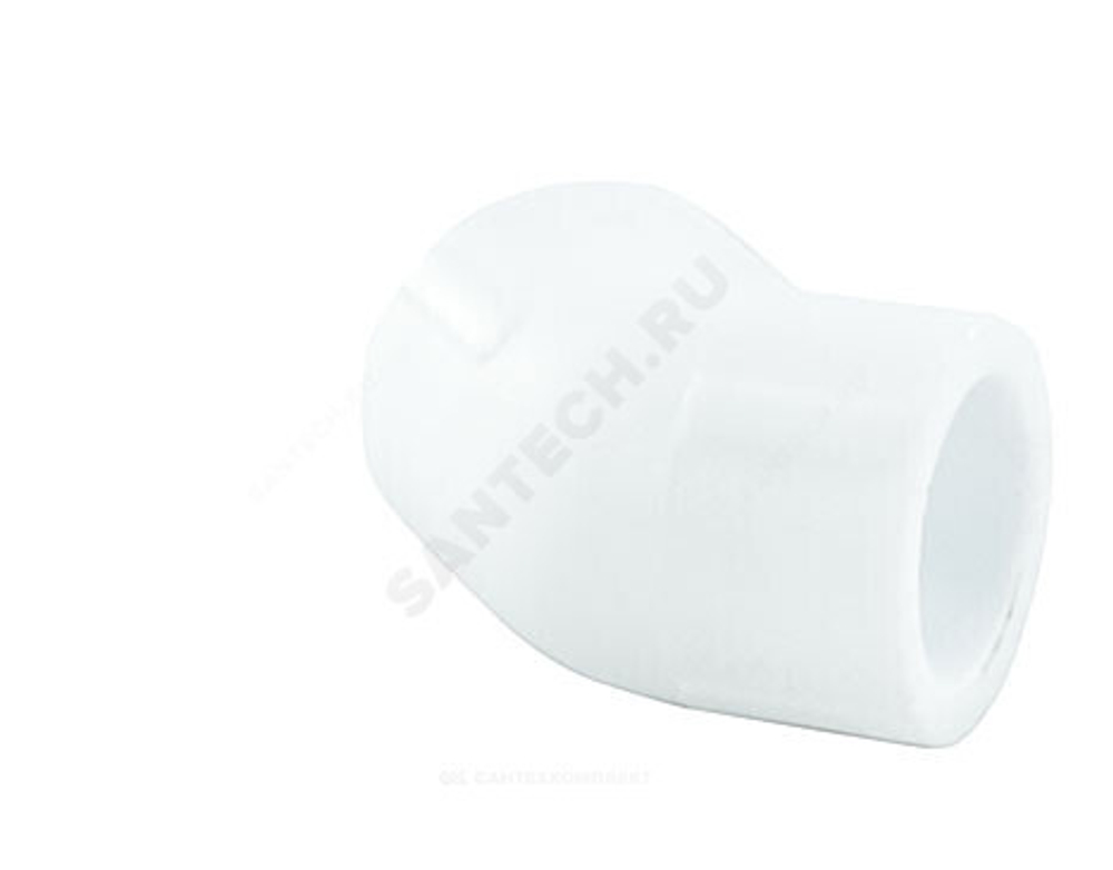 Угольник PP-R белый Дн 32х45гр PRO VALFEX 10107032-PRO