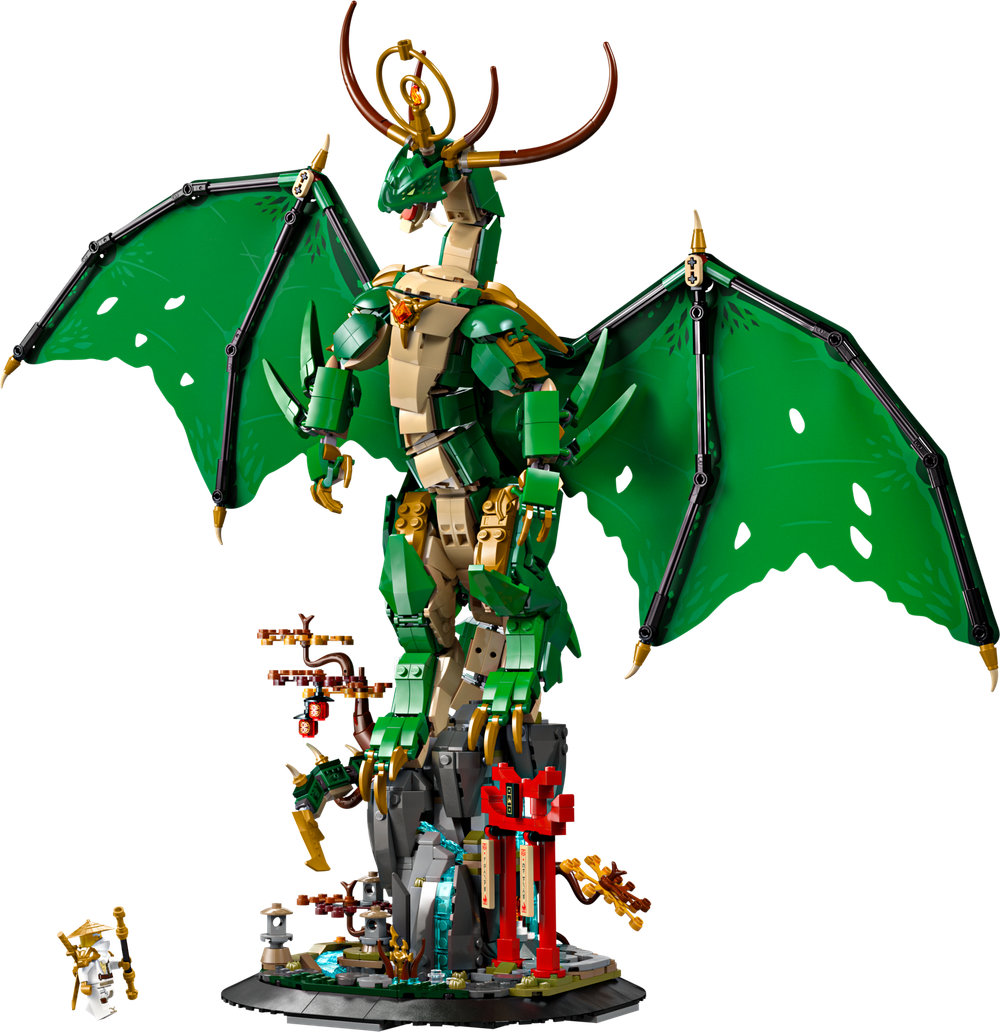 Конструктор Лего Ниндзяго Дракон Хранитель 71847 | LEGO Ninjago Guardian Dragon | большой дракон | 1650 деталей 14+