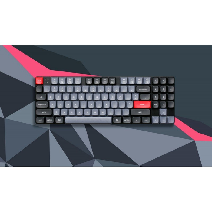 Беспроводная механическая клавиатура QMK Keychron K13 Pro, 90 клавиш, Hot-Swap, Gateron low profile Red Switch (K13P-H1)