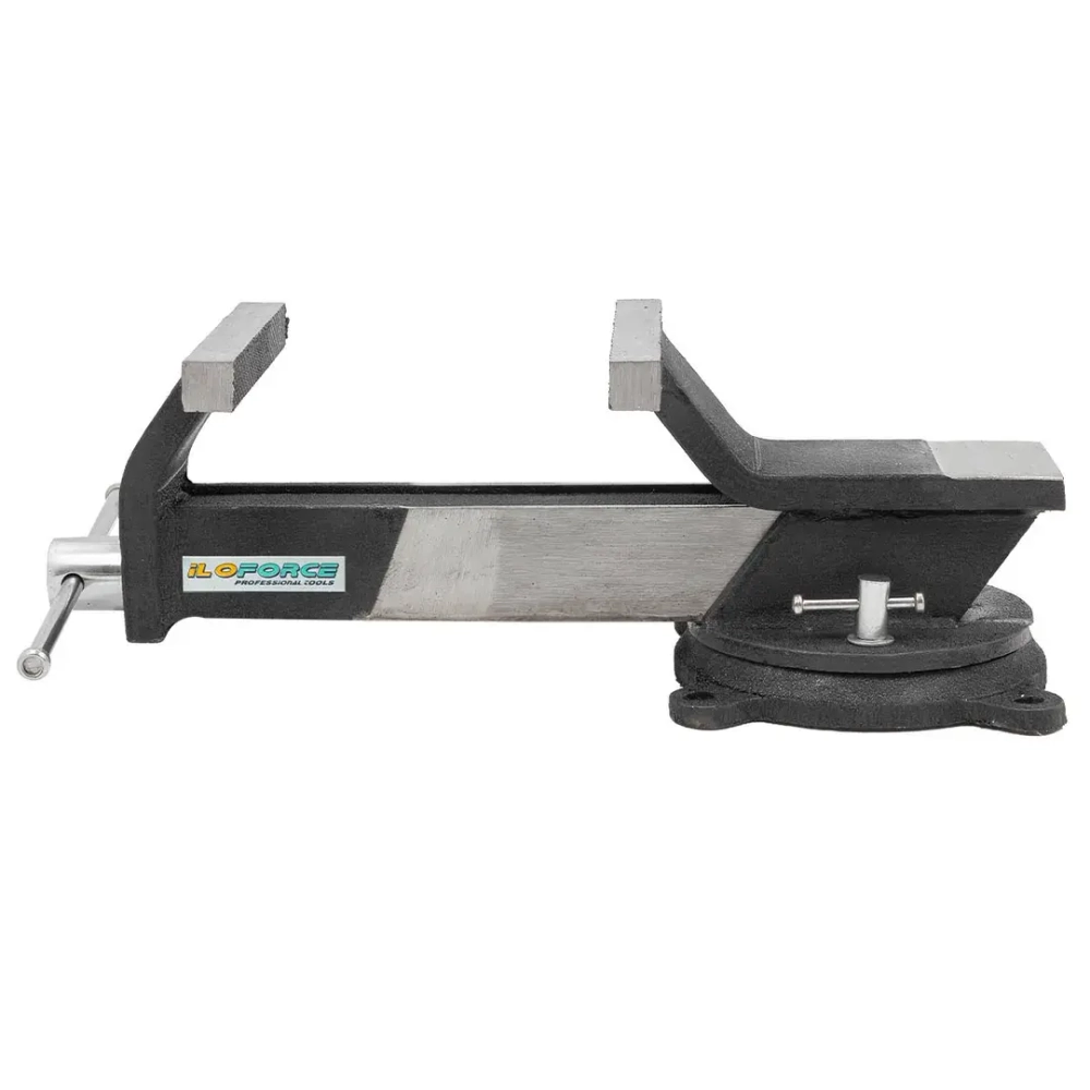 Тиски стальные поворотные с наковальней 4''(100мм) ILOforce IF-6540804