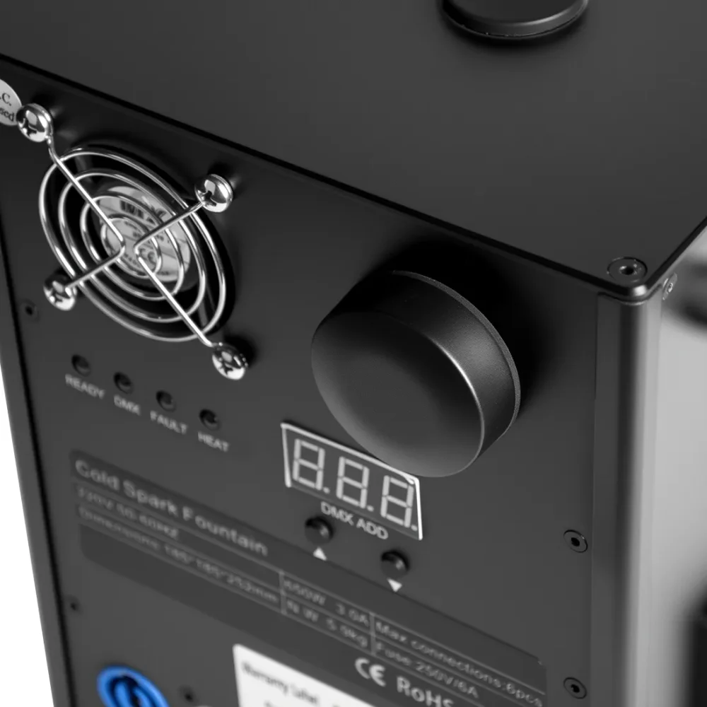 Генератор холодных искр MOKA SFX MK-E15 (650 Вт, высота 1-5 м, DMX)