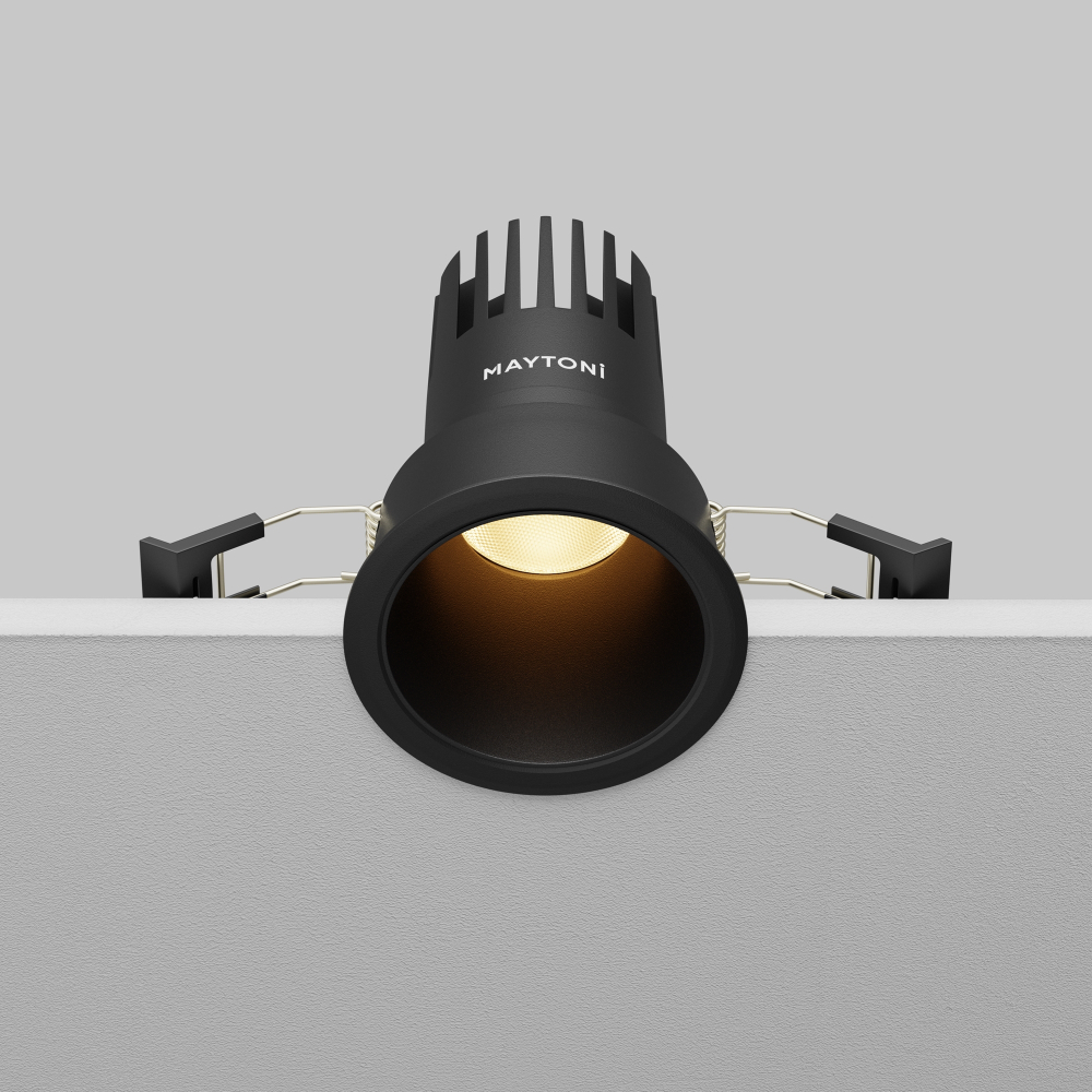 Встраиваемый светодиодный светильник Maytoni Dip DL116-10W-2.7K-B