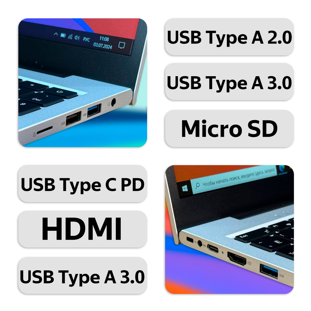15.6" Ноутбук M1 i5 Pro (1920x1080, Intel Core i5-1030NG7, RAM 16ГБ, SSD 256ГБ, Intel Iris Plus Graphics, Win 10 Pro)