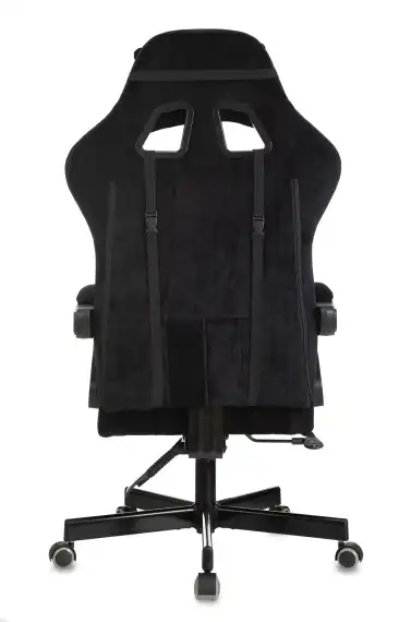 Кресло игровое Knight Terminator черный Light-20 с подголов. крестов. металл