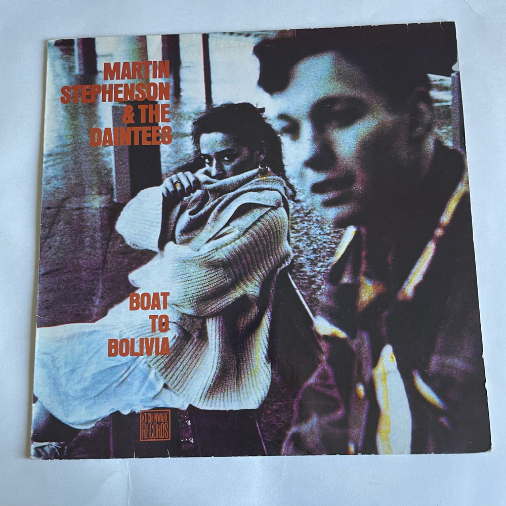 Винтажная виниловая пластинка LP Martin Stephenson and The Daintees, Boat To Bolivia (Германия 1986)