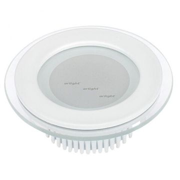 Светодиодная панель в стеклянной рамке 6W 3000К 015575 белый LT Glass Arlight