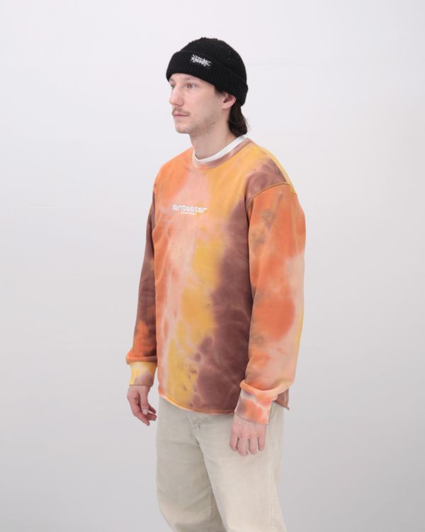 Толстовка Hoodlong Tie Dye Оранжевая - фото 2