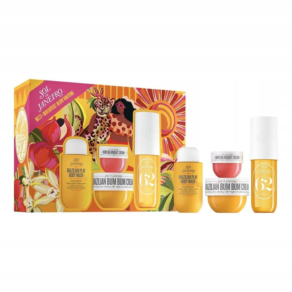 Набор для ухода за телом Sol De Janeiro Best + Brightest Body Routine