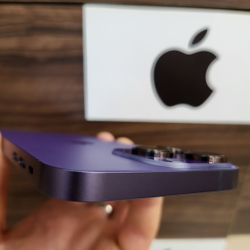 Корпус для iPhone XR в стиле iPhone 14Pro (цвет: Purple - фиолетовый)