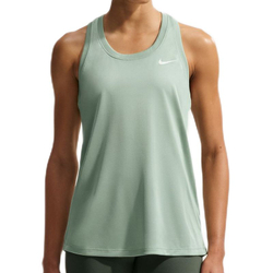 Женский топ теннисный Nike Dri-Fit Racerback Tank - steam/white