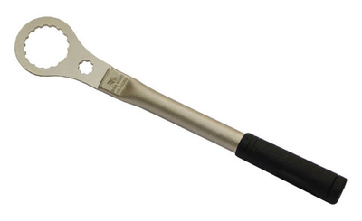 Ключ-съемник каретки Shimano и Campagnolo, накидной,YC-303BB с обрезиненной ручкой.