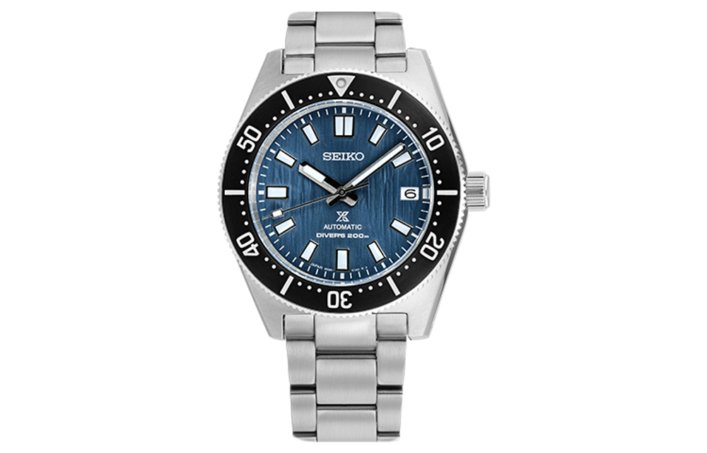 SEIKO Prospe Mechanical Movement Stainless Steel Strap Watch Men"s Watches Blue Dial
