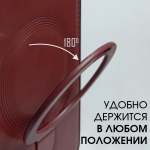 Business style чехол из кожи для SAMSUNG GALAXY A52 / A52s с кольцом-подставкой и бархатной подкладкой