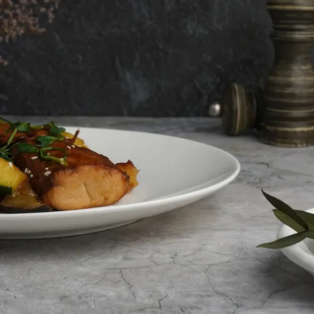 Тарелка d 25,5 см h2,7 см без борта белая фарфор P.L. Proff Cuisine [6]
