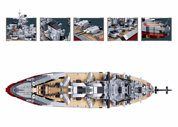 Modelbricks bismark 2 in 1