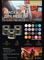 SOLEX Краска для мебели Барби 0,35кг (ИжСинтез)