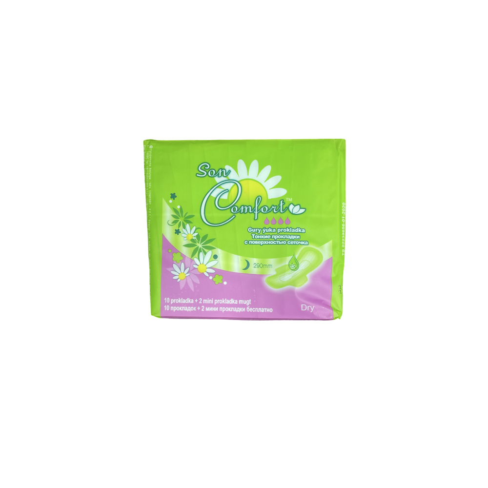 Прокладки Sen Comfort 290мм Dry 10+2шт