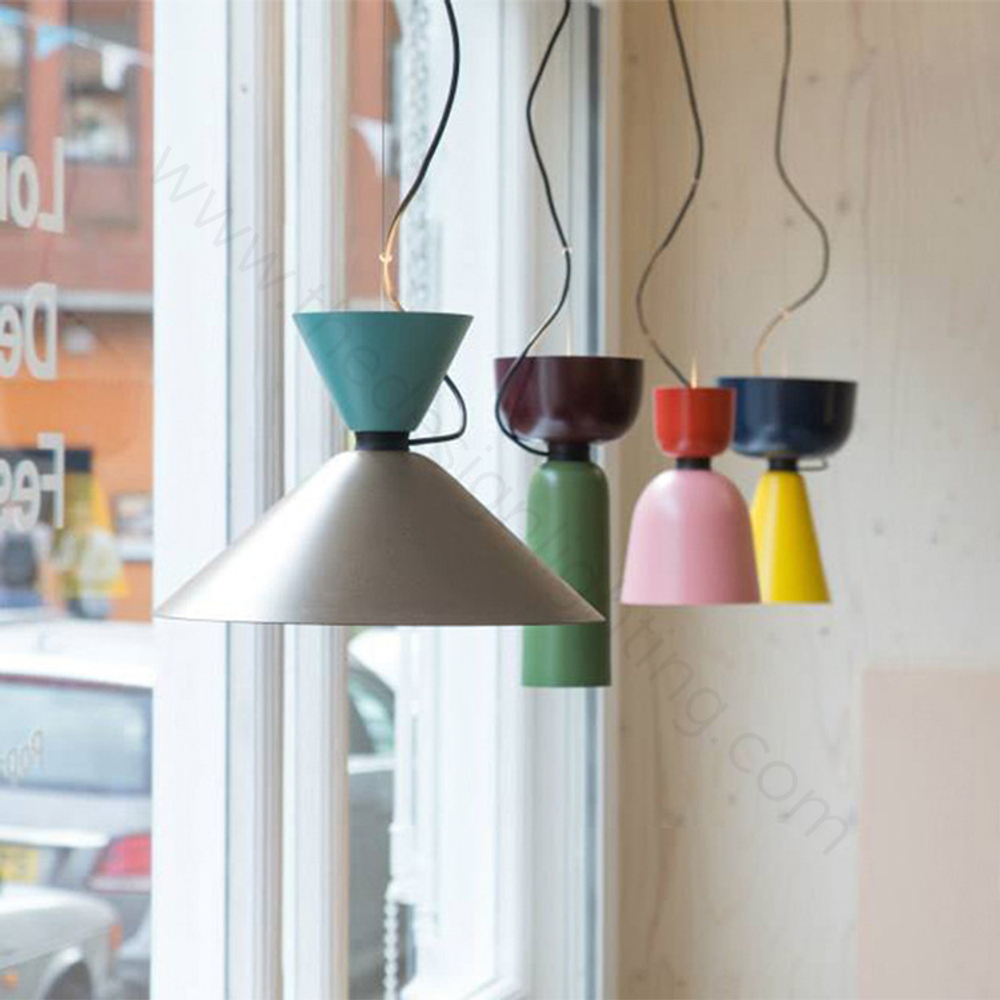 Pendant design lamp Hem Alphabeta by Luca Nichetto (C)