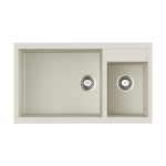 Мойка Tedori 86-2-LB-WH Tetogranit/белый