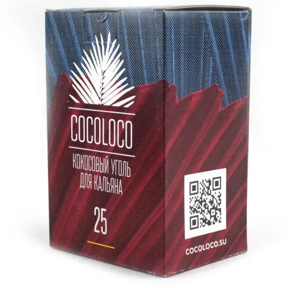 Уголь для кальяна "Cocoloco" 1 кг (25 мм)