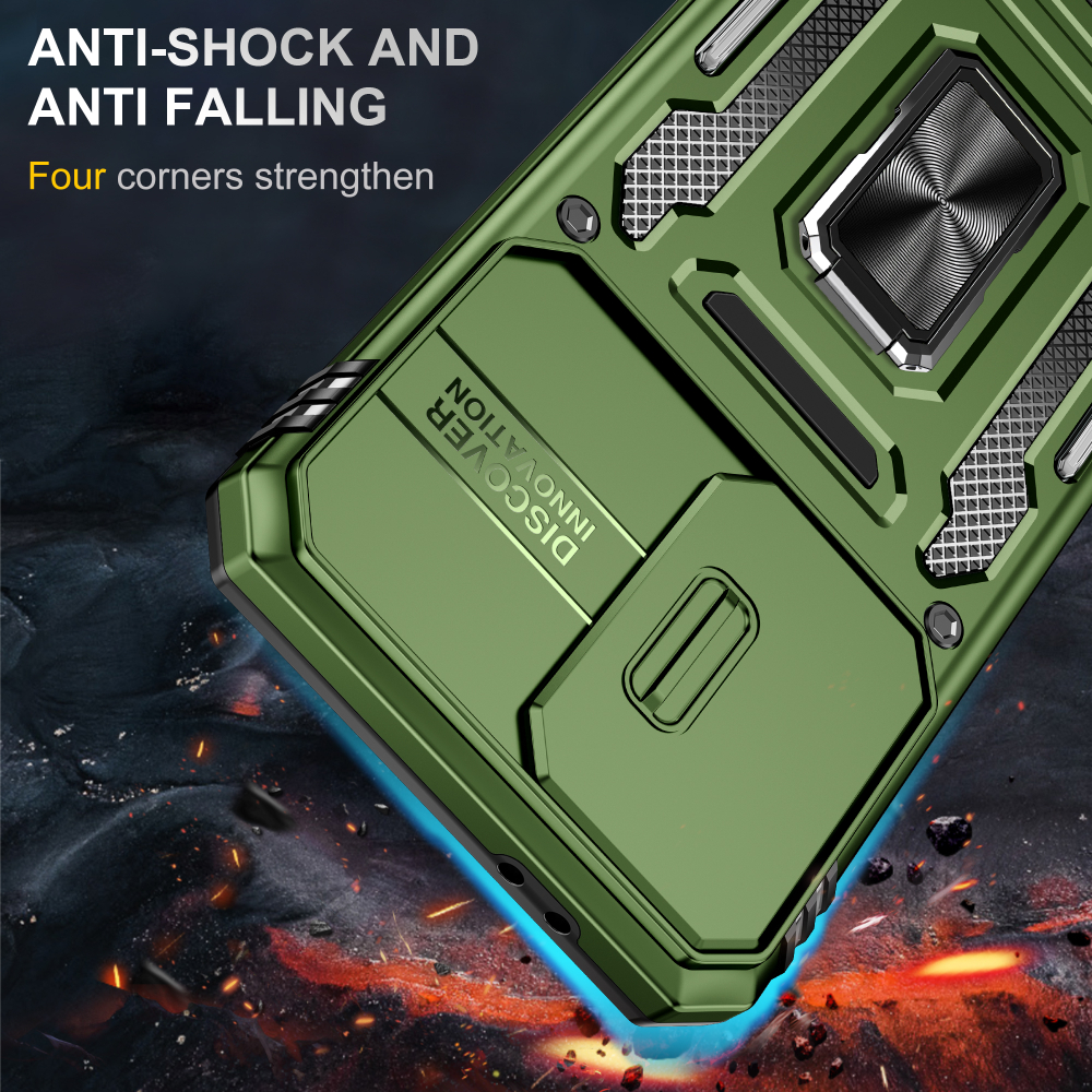 Чехол Safe Case с кольцом и защитой камеры для Samsung Galaxy A36