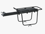 Багажник TRIX задний, консольный, 20"-29", алюминиевый, регулируемый по длине, под сумку-штаны, с быстросъемным креплением за подседельный штырь, черный