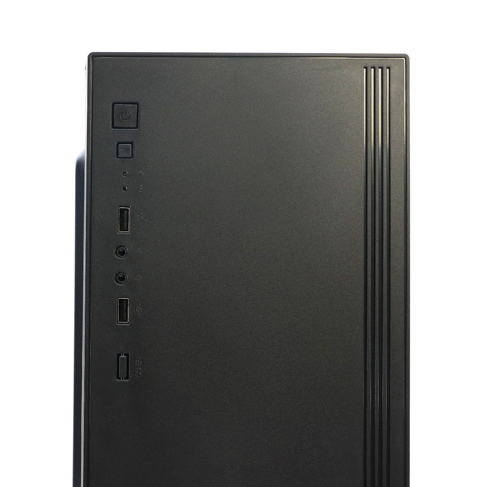 Корпус ТЕСЛА (TESLA) 3203BM, Без БП, ATX, чёрный, 2xUSB2 (TSL-3203-BM)