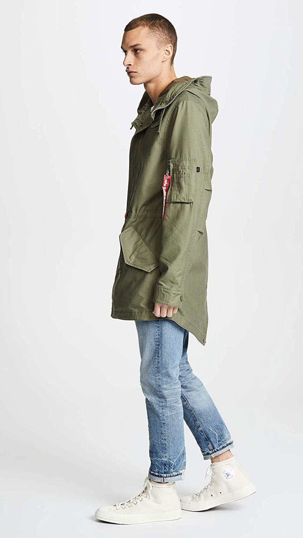 Куртка Alpha Industries M-59 Fishtail MOD Parka Olive (Зелёная)