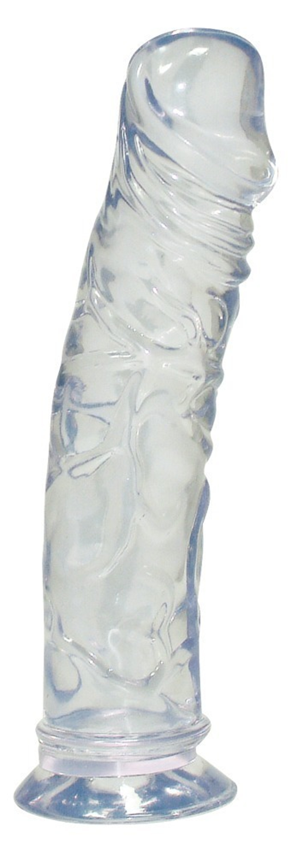 Прозрачный фаллоимитатор Medium Dong - 19,5 см. (Цвет: прозрачный)