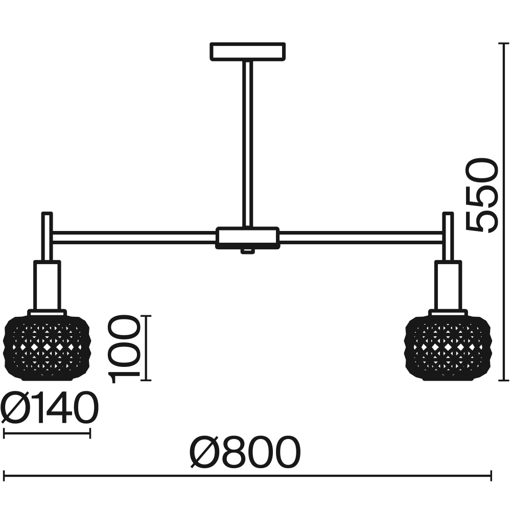 Потолочный светильник Freya FR5366CL-07BS