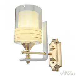 Бра Florentia-6087 306087/1W Wh/Gd Arte Milano