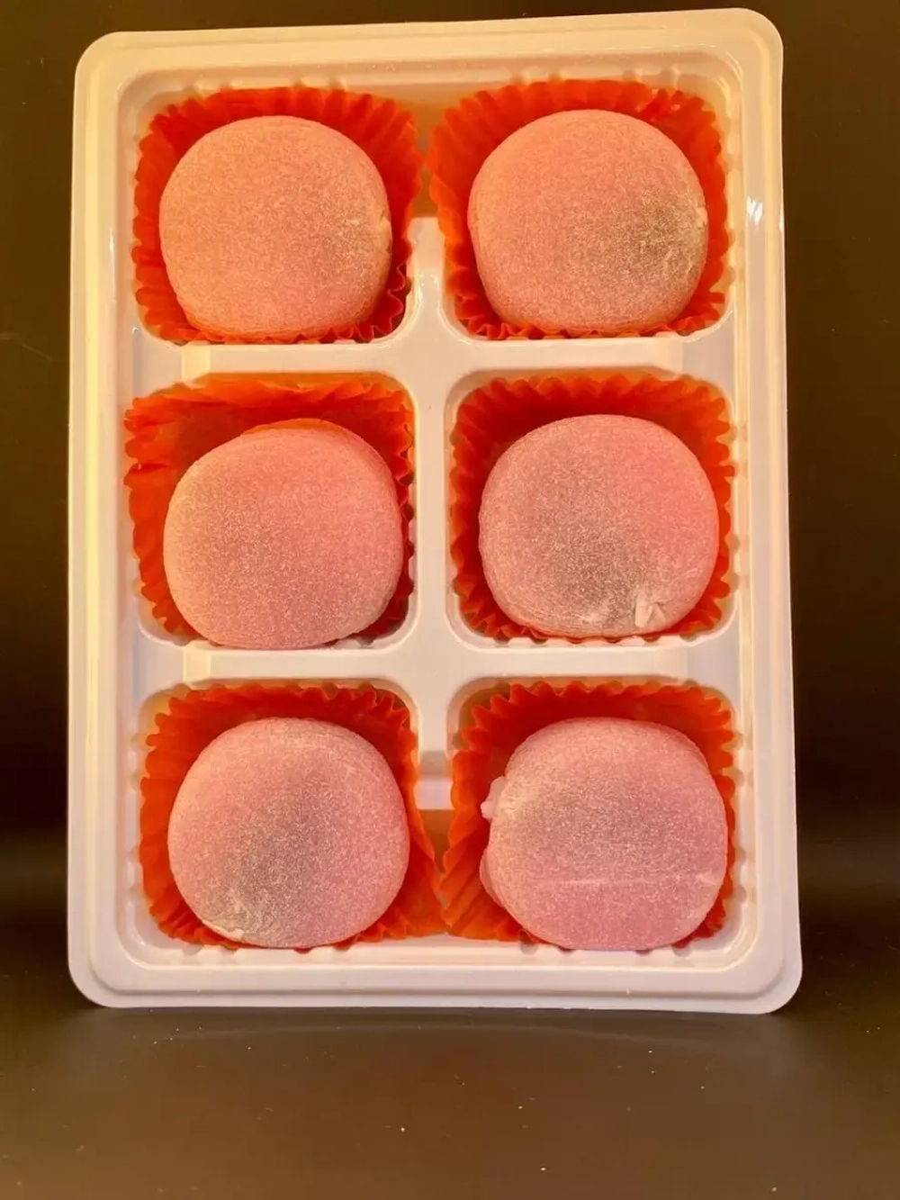 Пирожное Моти (Mochi) с бобовой начинкой (красная фасоль)